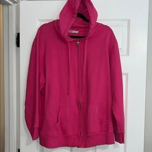 Old Navy Women’s Plus Size Hooded Sweatshirt in Pink in size 3x